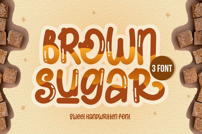 BrownSugar 有趣的英文字体